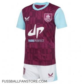 Burnley Replik Heimtrikot Kinder 2024-25 Kurzarm (+ Kurze Hosen)